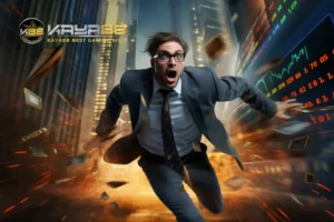 Lelaki sedang mengejar kerugian wang